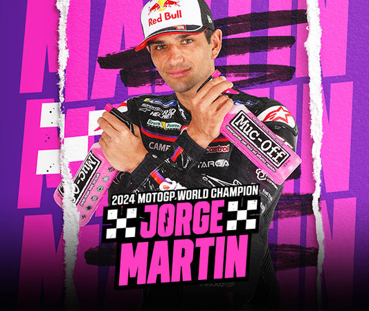 Muc-Off Partners with 2024 MotoGP World Champion Jorge Martín