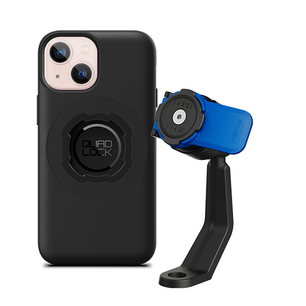 Quad Lock - Mirror Phone Mount - Motorcycle Kit for iPhone