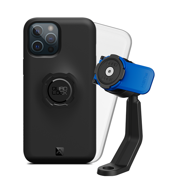 Quad Lock - Mirror Phone Mount - Motorcycle Kit for iPhone
