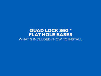 Quad Lock 360 Base - Flat Rectangle Base