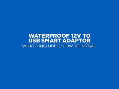 Quad Lock 360 Accessory - Waterproof 12V To USB Smart Adaptor