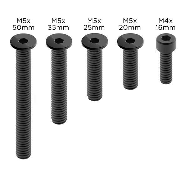 Replacement - PRO Screw Set Black