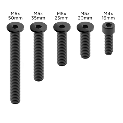 Replacement - PRO Screw Set Black